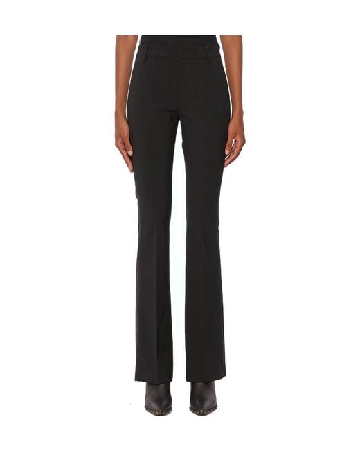 Dondup Black Logo Pants