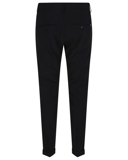 Dondup Black Gaubert Tailored Pants for men