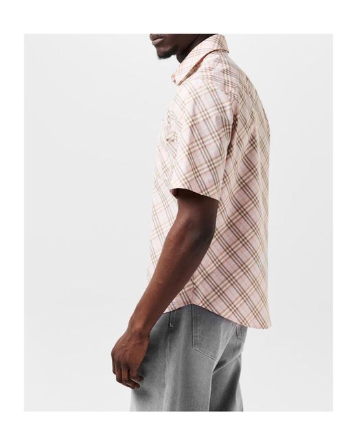 Burberry White Logo Shirt for men