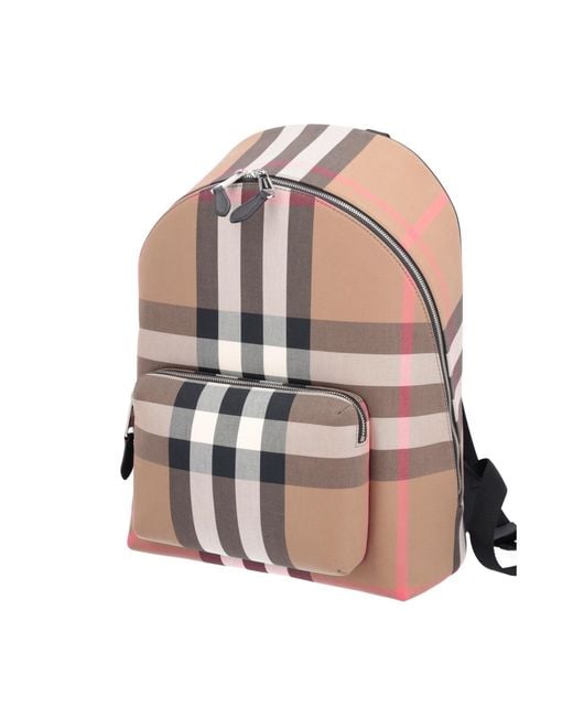 Burberry Multicolor Check Backpack