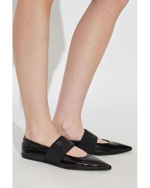Givenchy Black Crush Pointed-Toe Ballet Flats