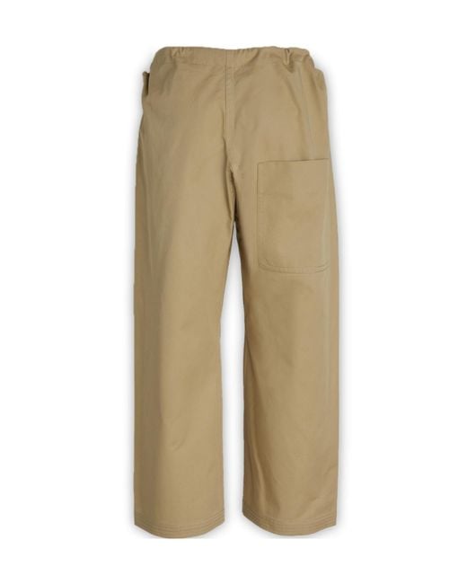 Quira Natural Belted Cropped Trousers