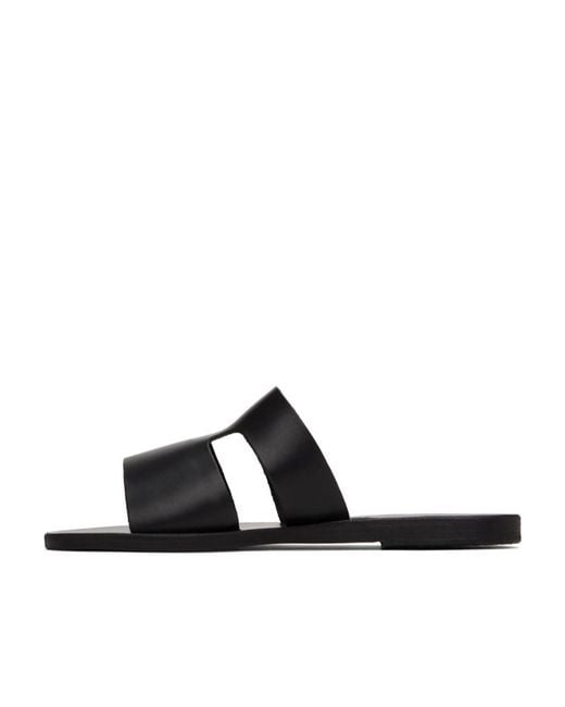 Ancient Greek Sandals White Classic Slip-On Sandals