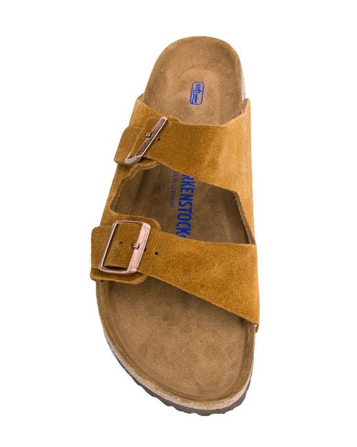 Birkenstock Brown Arizona Soft Footbed Slip-On Sandals for men