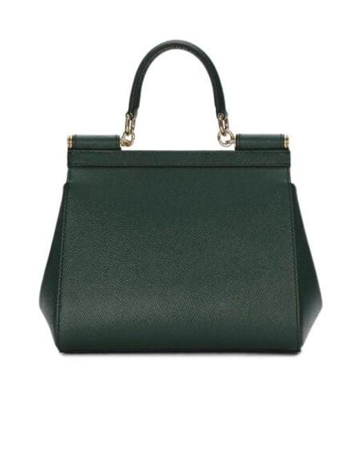 Dolce & Gabbana Green Medium Sicily Handbag