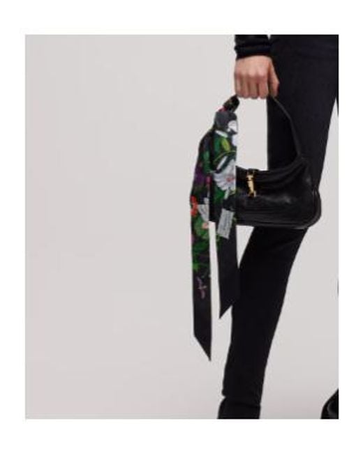 Gucci Green Printed Silk Ribbon