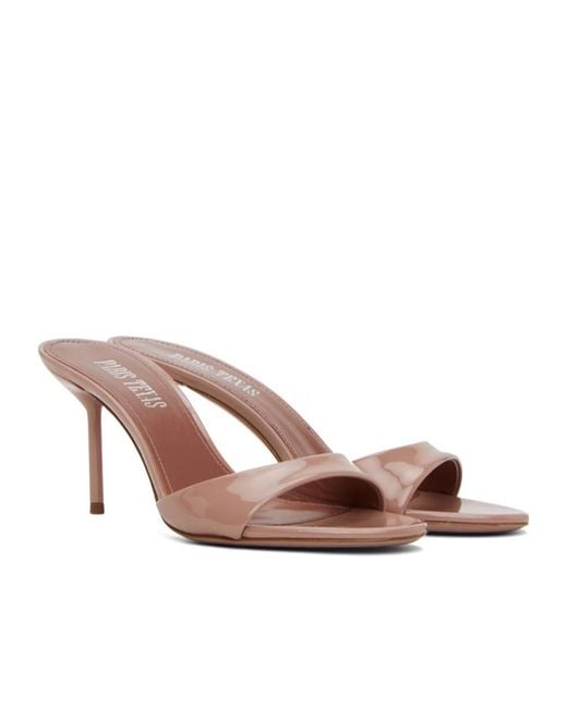Paris Texas Pink Lidia Stiletto Heel Mules