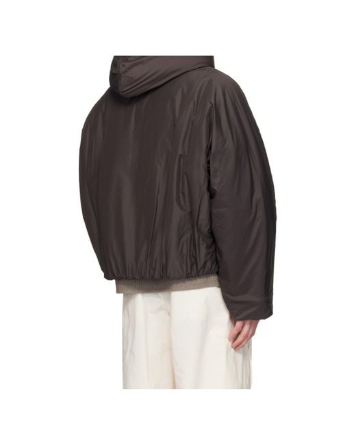 Homme Plissé Issey Miyake Brown Homme Plissé Issey Miyake Duvet Jacket for men