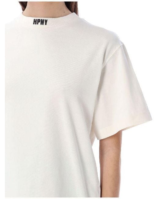 Heron Preston White Logo-Print Short-Sleeved T-Shirt