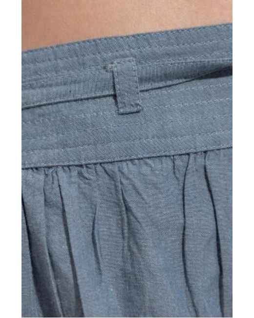 Ulla Johnson Blue Elowen Shorts