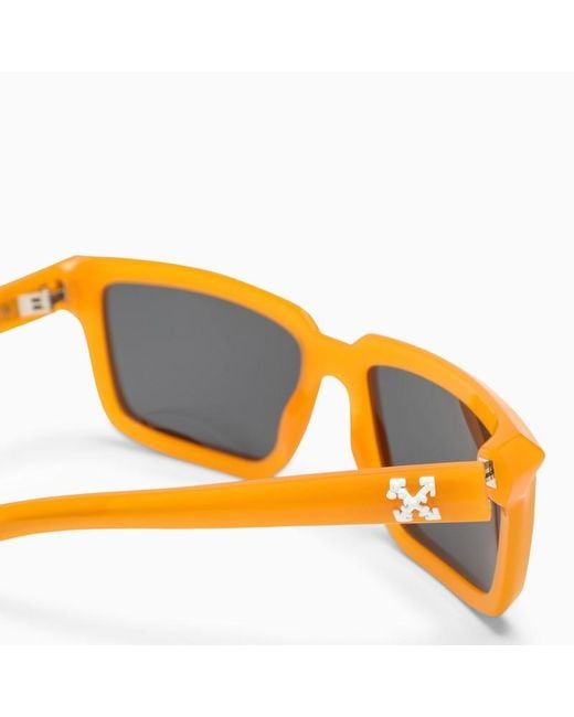 Off-White c/o Virgil Abloh Yellow Portland Square Sunglasses for men