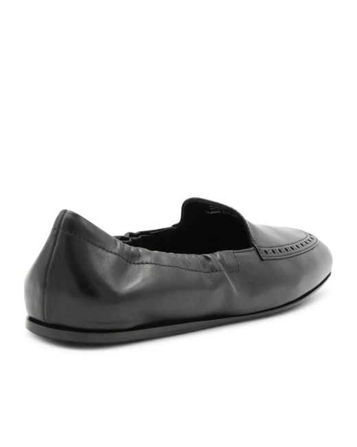 Church's Black Square Toe Slip-On Loafers