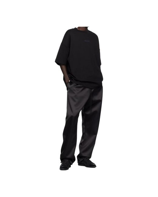 Fear Of God Black 90S Fit Pique Crew-Neck T-Shirt for men