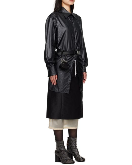 Maison Margiela Black Buttoned Long-Sleeved Shirt