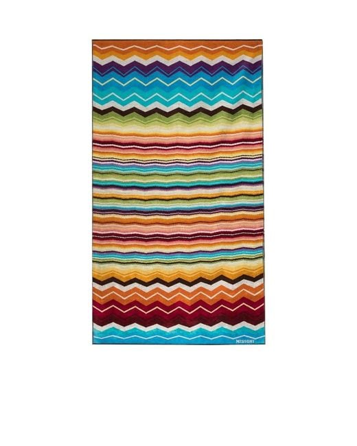 Missoni Blue Hugo Beach Towel for men