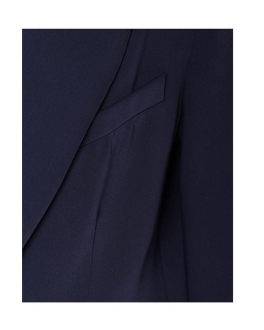 P.A.R.O.S.H. Blue P.A.R.O..H. Single Breasted Tailored Blazer