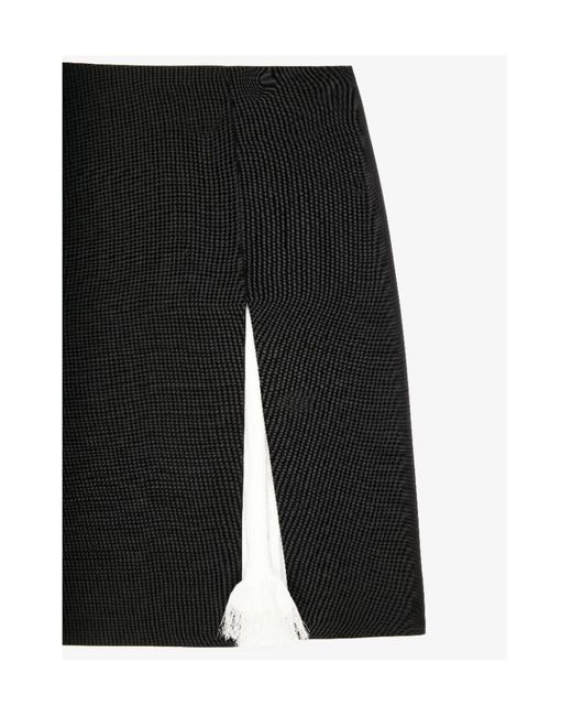 Givenchy Black Slit Detailed Mini Skirt