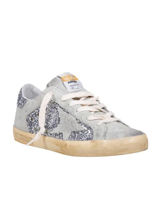Golden Goose Deluxe Brand Gray Superstar Lace-Up Sneakers