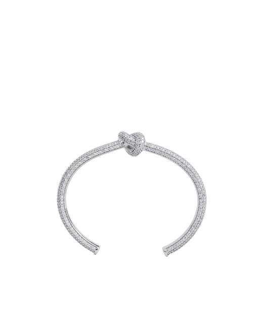 Céline Metallic Knot Sparkle Cuff