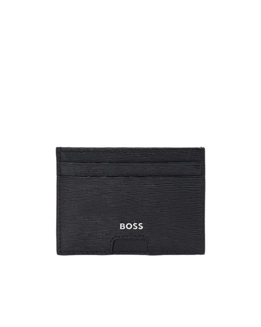 Boss Black Logo Lettering Card Holder for men