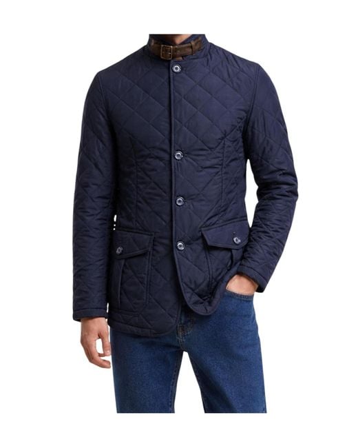 Barbour Blue Quilted Jacket for men