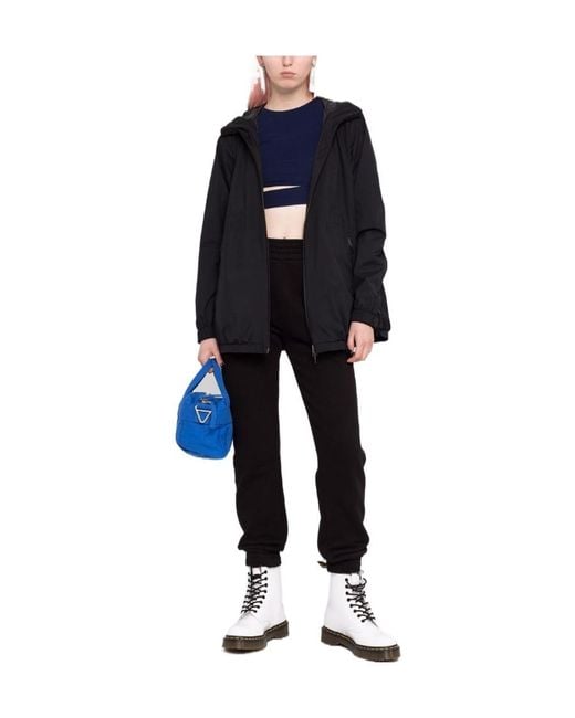 Herno Black Laminar Windstopper Hooded Jacket