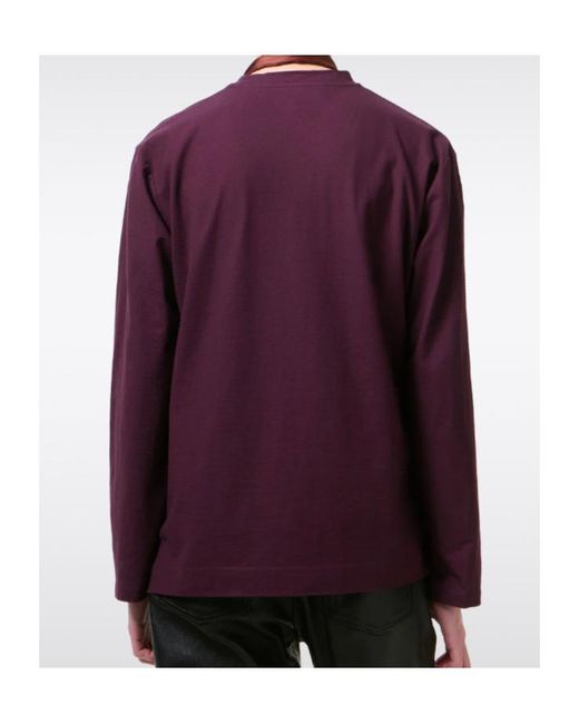 Our Legacy Purple Long-Sleeved T-Shirt for men