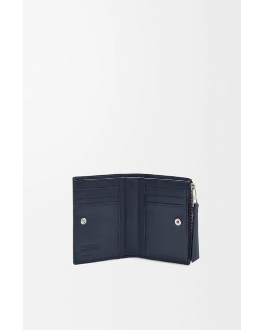 Loewe Gray Puzzle Slim Compact Wallet for men