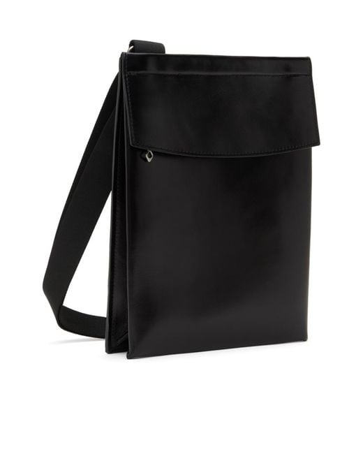 Our Legacy Black Aamon Pocket Shoulder Bag for men