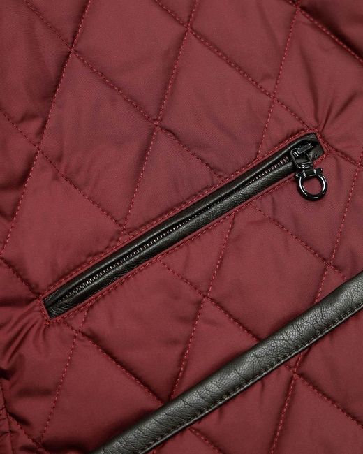 Ferragamo Red Quilted Jacket for men