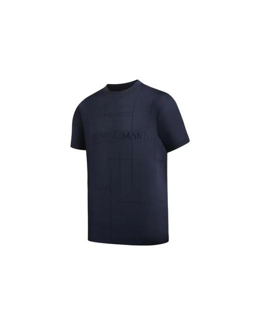 Emporio Armani Blue Short-Sleeved T-Shirt for men