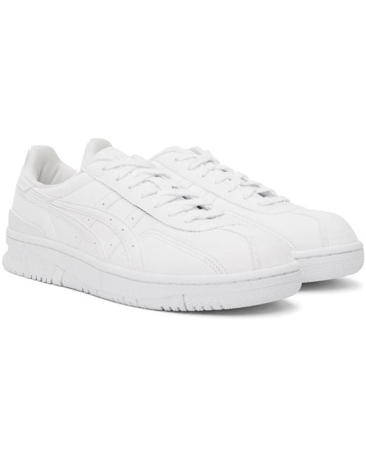 Comme des Garçons White Round-Headed Low-Top Casual Shoes