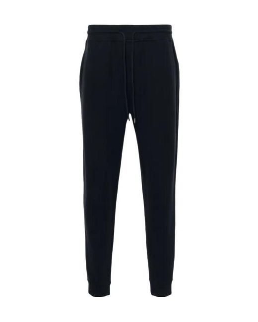 Brunello Cucinelli Blue Logo-Print Track Pants for men