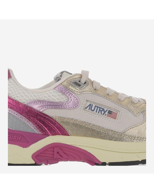 Autry Gray Hyperway Low-Top Sneakers