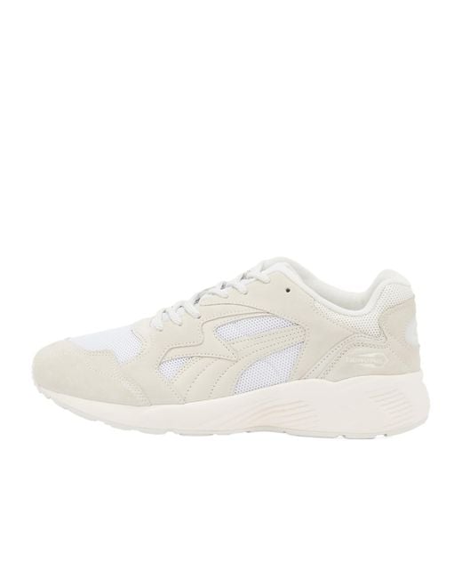 PUMA White Prevail Premium Sneakers for men