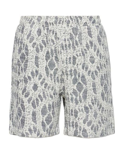 Samsøe & Samsøe Gray Wide Leg Shorts for men
