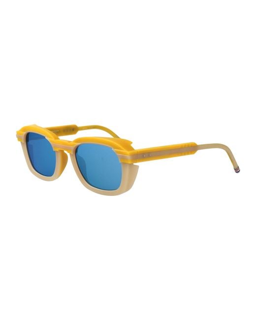 Thom Browne Blue Full-Rim Sunglasses for men