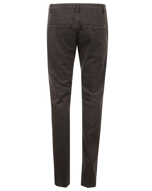 Dondup Gray Slim Fit Pants for men