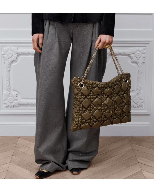 Dior Green Medium Crunchy Bag