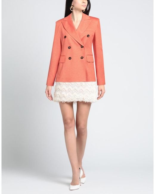 Max Mara Pink Double-Breasted Blazer