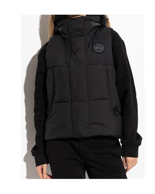 Canada Goose Black Logo-Patch Gilet