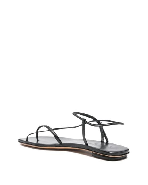 Soeur Multicolor Flat Leather Sandals