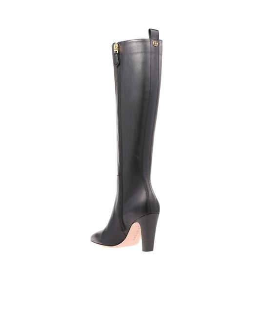 Bally Black Logo Boots