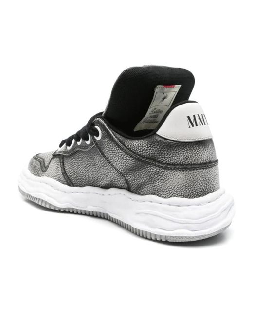 Maison Mihara Yasuhiro Black Leather Sneakers for men