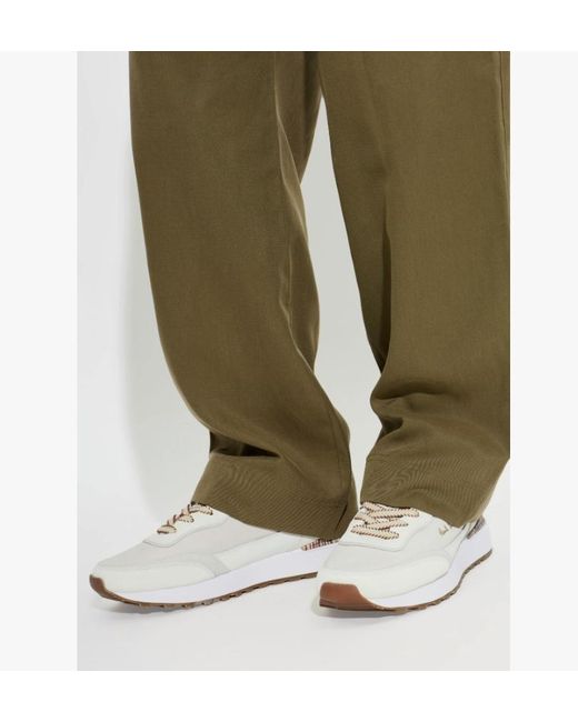 Paul Smith White Round-Toe Low-Top Sneakers for men