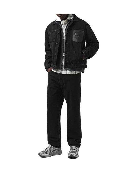 DSquared² Black Washeddenim Jacket for men