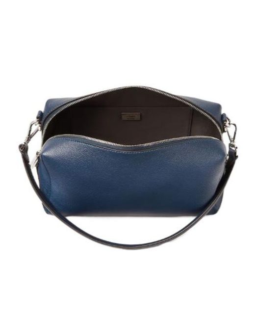 Fendi Blue Lui Medium Dark Leather Bag for men