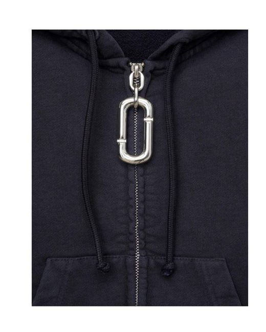 Marc Jacobs Blue Pop J Zip-Up Hoodie