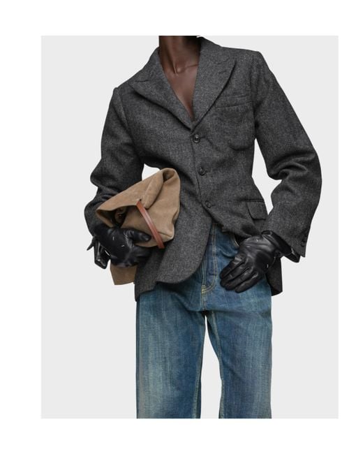 Maison Margiela Black Single-Breasted Blazer
