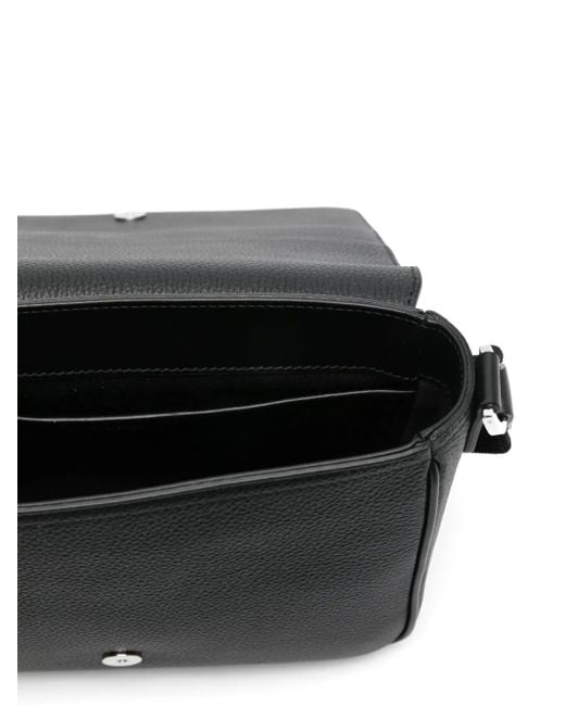 Tom Ford Black Logo Patch Shoulder Bag for men